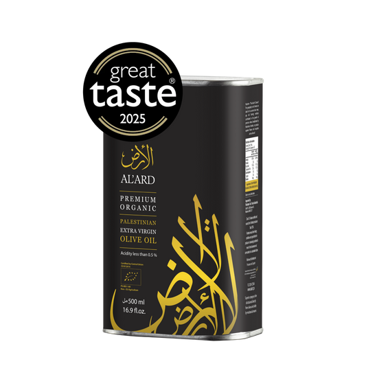 Premium Organic fair trade Extra Virgin Olive Oil 500 ml Tin