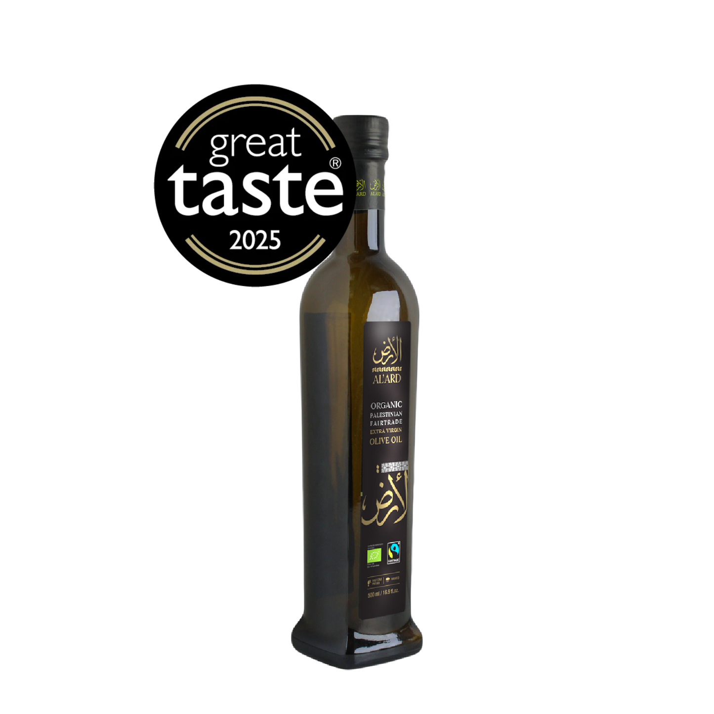 Fair Trade Organic Extra Virgin Olive Oil - 500ml/16.9fl oz